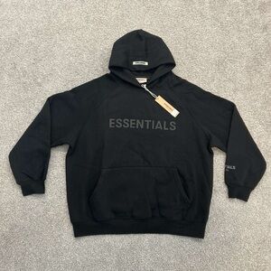 Essentials Men's Black Hoodie